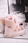 Children's Snow Boots With Fur Light Pink Minnie Mouse