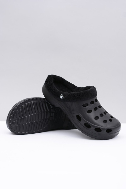 Women's Flip Flops Warmed Black Kroks EVA