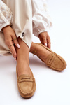 Women's Suede Loafers Camel Lenvie