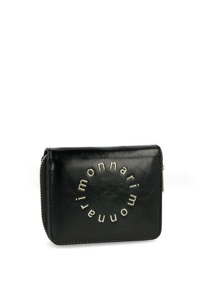 Portfel Damski Podkówka MONNARI PUR0040-020 Czarny Połysk