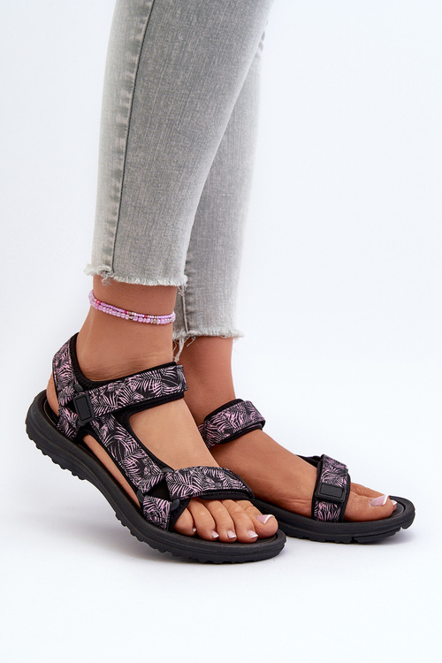 Lightweight Sports Women's Sandals Black-Pink Lumeria