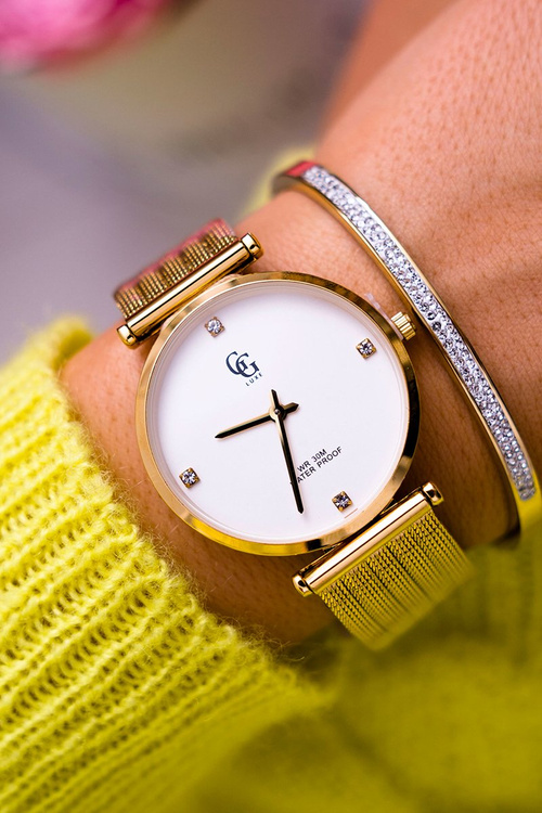Women's Watch GG Luxe Wide Bracelet Gold Viven