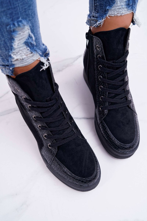 Sneakers Women's Hidden Anchor Black Ferrer