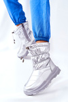Women's Warm-up Snowboots Silver Starbone
