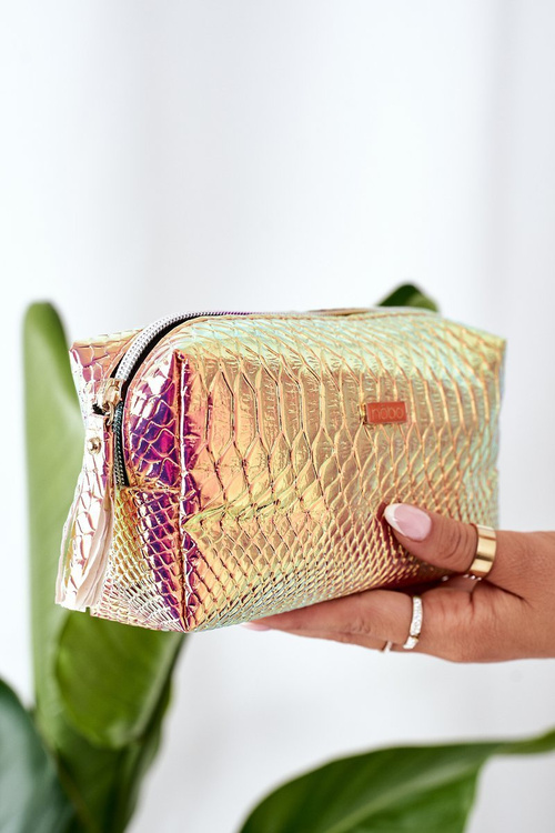 Iridescent Cosmetic Bag NOBO F042 Pink