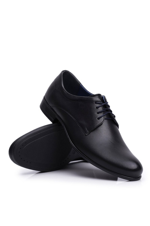 Men's Casual Leather Half Boots Nikopol Black 1738