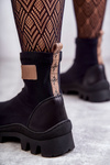Women's fabric boots Nicole 2703 Black