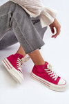 Women's Platform Sneakers Fuchsia Aineri