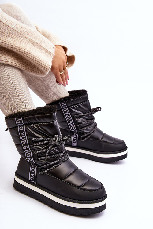 Women's Snow Boots with Black Laces Lilara