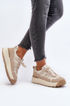 Women's Sports Shoes Sneakers Beige Phyrena