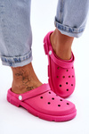 Women's Rubber Crocs Fuchsia Rabios