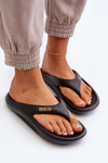 Women's Foam Flip Flops Big Star NN274A649 Black