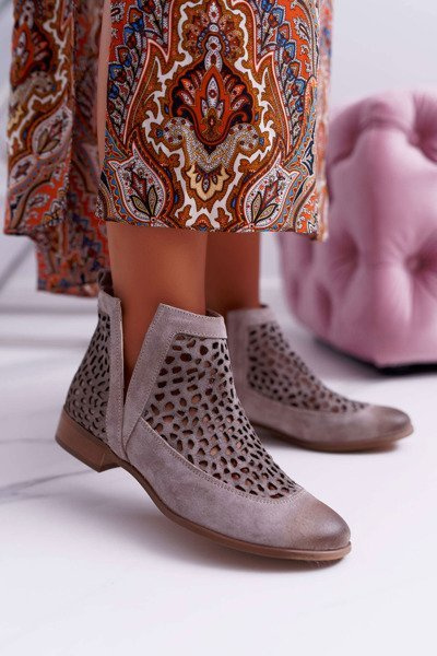Women's Spring Cowboy Boots Grey 2366 Draw