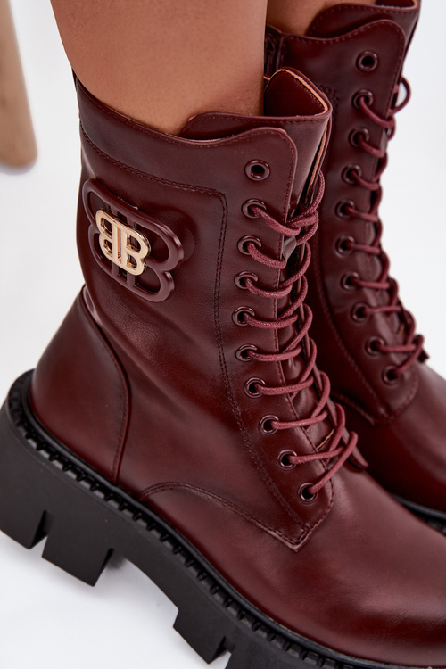 Insulated workery women's with ornament Bordeaux Melisse