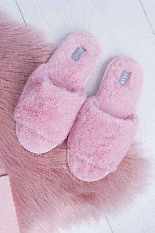 SOXO flip-flops pink with hard sole