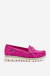 Women's Loafers On The Platform Fuchsia Mirren