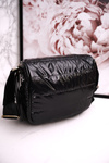 Women's Messenger Bag With Fringes LAURA BIAGGI Shiny Black