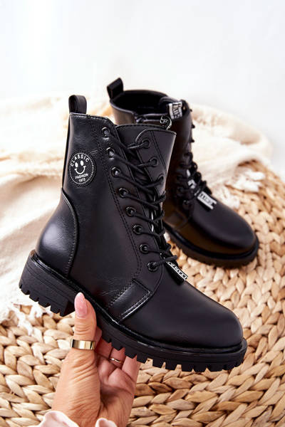 Children's Warm-up Booties Workers Black Rosalie