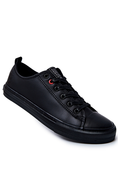 Trampki Męskie Skórzane BIG STAR Czarne JJ174005