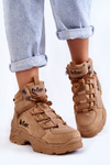 Women's Trekking Shoes Trappers Lee Cooper LCJ-22-31-1442 Brown