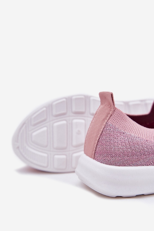 Children's Slip-On Sports Shoes Pink Grinala