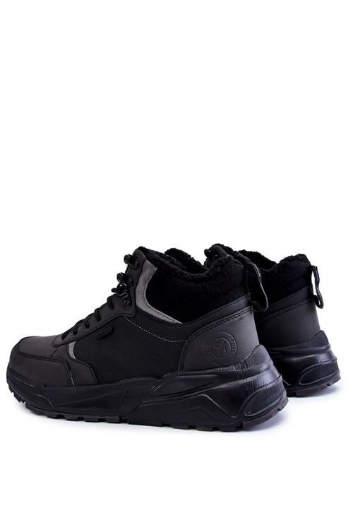 Men's Warm Trekking Shoes Cross Jeans KK1R4031C Black