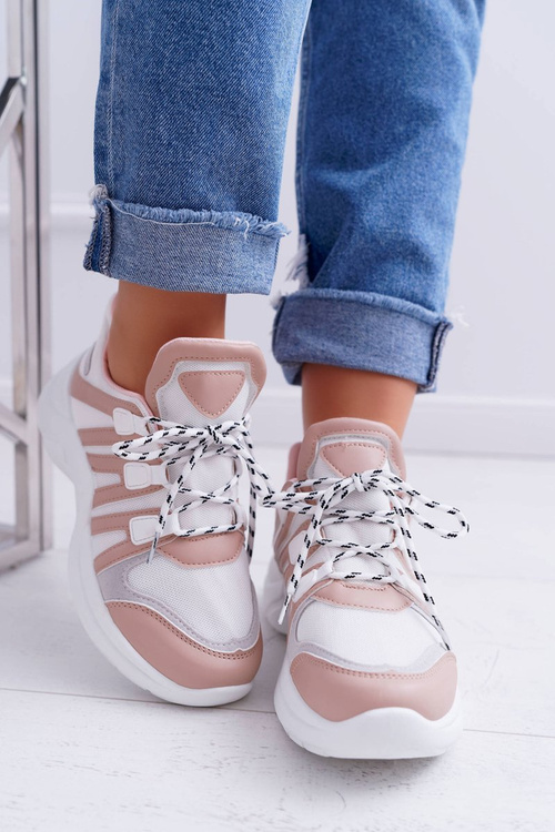 Sporty Women's Thick Sole Shoes Nude Fippo