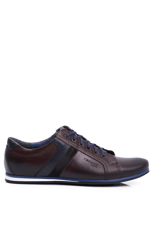 Men's Casual Leather Shoes Nikopol Brown 1721