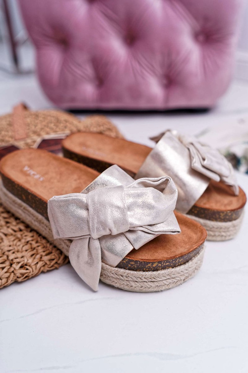 Vices Women's Flip Flops Gold 6275