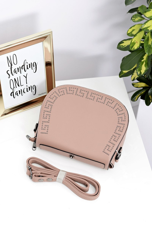 Women's Pink Handbag Shoulder Letter Bag