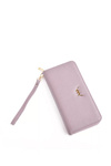 Large Women's Zip Wallet Light Pink Hailey 