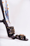 Women's Classic Slippers With Ornaments Black Scotlyn