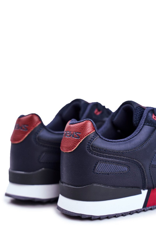 Men's Sport Shoes Suede Leather Navy Blue Fonsi