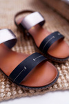 Women's Flat Sandals Sergio Leone SK014 Black Agrina