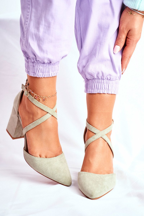 Women's Stiletto pumps Green Traffic