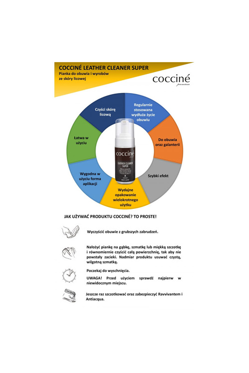 Coccine Veneer Leather Cleaner Foam