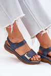 Comfortable Women's Wedge Sandals Blue Sadevale