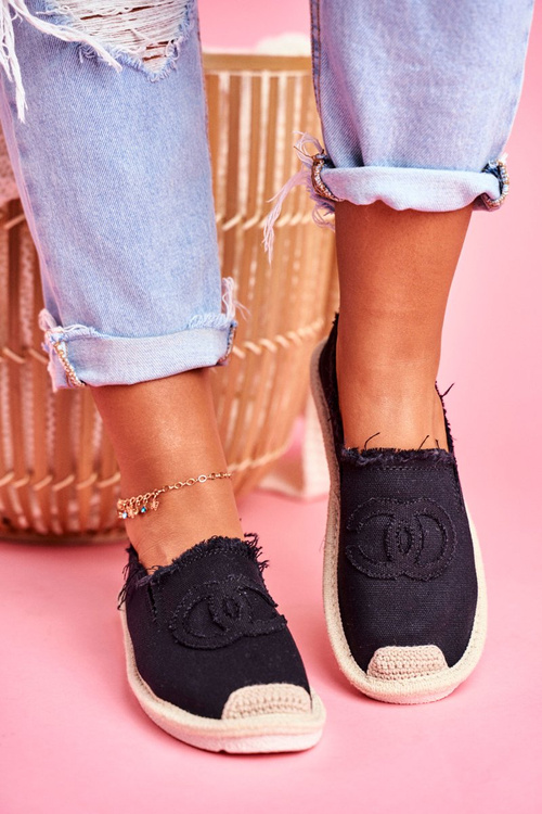 Classic Women's Espadrilles Black Flaure