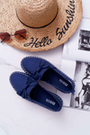 Women's Espadrilles Fabric Big Star Navy Blue DD274782