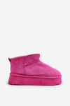 Women's Snow Boots on Thick Sole Pink Caliksa