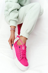 Women's Sneakers On A Platform BIG STAR HH274054 Fuchsia