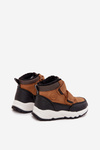 Insulated Children's Winter Shoes With Velcro Camel Nolivine
