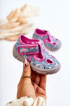 Buty Papcie Kotki Niebiesko-Różowe Befado 533P014