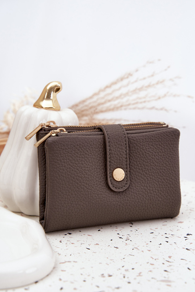 Women's Wallet Made of Eco Leather Gray Ilissea