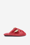 Christmas Slippers With Reindeer Motif Coral Asielle