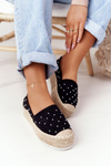 Espadrilles On A Straw Platform S.Barski Black