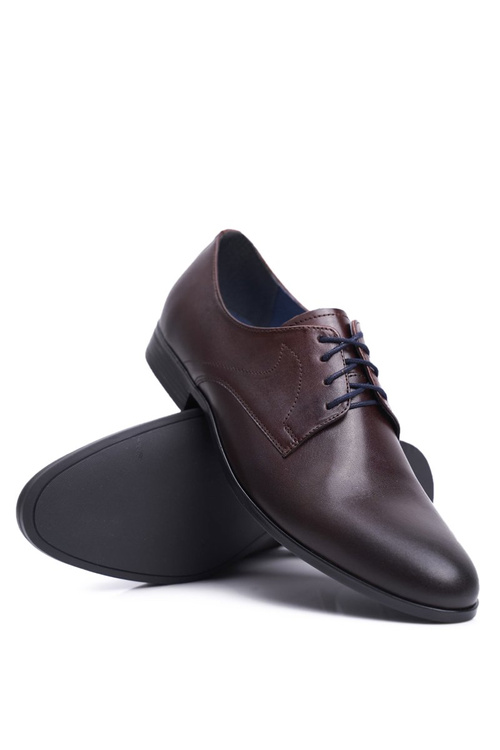 Men's Casual Leather Half Boots Nikopol Brown 1735