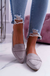 Women's Ballerina Suede Lords Grey Gretar