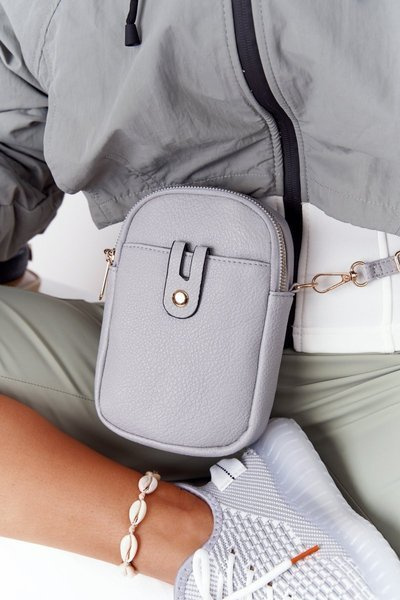 Small Women's Waist Sachet Cross Bag Amsterdam Grey