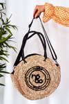 Braided Round Bag NOBO XK0280 Beige